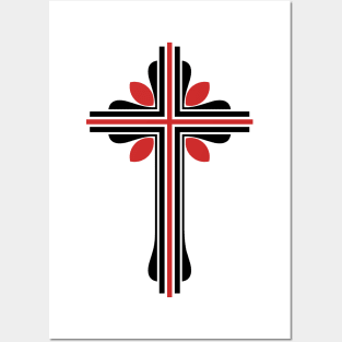 Cross of the Lord and Savior Jesus Christ, a symbol of crucifixion and salvation. Posters and Art